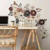 Wall stickers Elegant floral wall decals – Self-adhesive for living room
