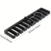 Tie & Belt Holder, Black, 1 Piece