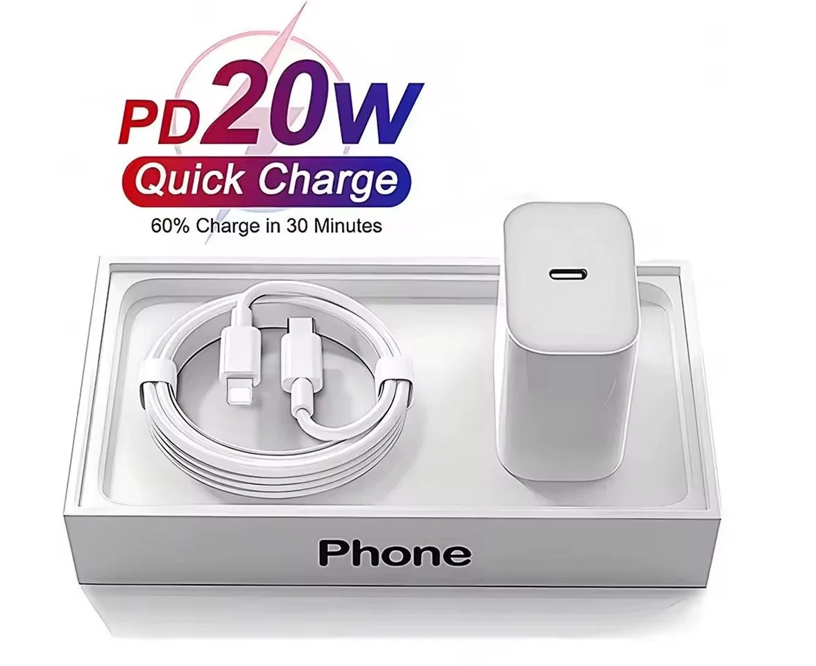 USB-C-Schnellladegerät 20 W mit Lightning-Kabel