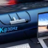 Montegoni USB-C Hub mit 4K-HDMI und 3 × USB 3.0 – Adapter für Laptop & iPad