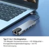 USB-C Hub 5-in-1 with 4K HDMI, RJ45, USB 3.0 & USB 2.0