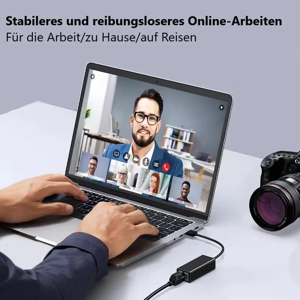 USB-C-auf-RJ45-LAN-Adapter, 100 Mbit/s