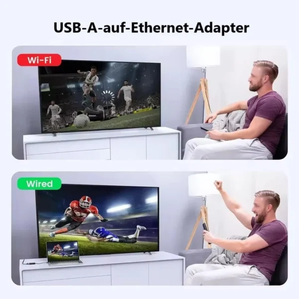 USB-C-auf-RJ45-LAN-Adapter, 100 Mbit/s