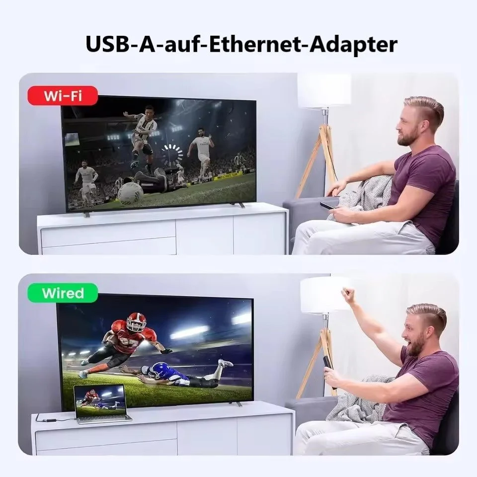 USB-C-auf-RJ45-LAN-Adapter, 100 Mbit/s