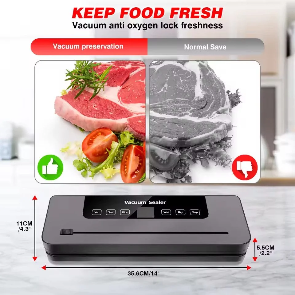 Vacuum Sealer with Cutter & 10 Bags