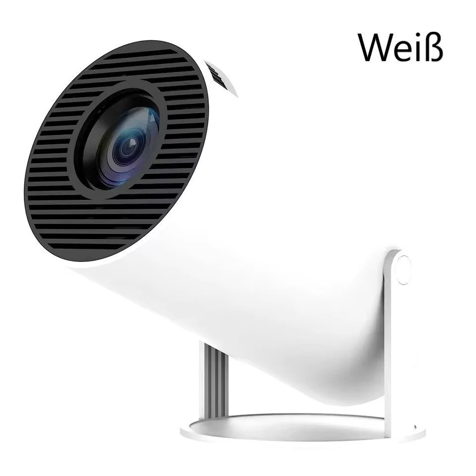 Tragbarer Beamer 4K, Weiß