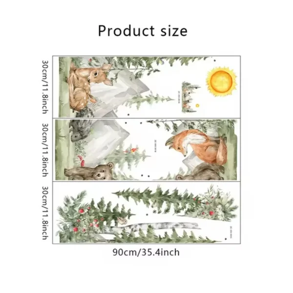 Woodland Animals Wall Stickers for Kids