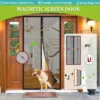 Montegoni Magnetic Fly Screen for Doors 90 × 210 cm – No-Drill Installation
