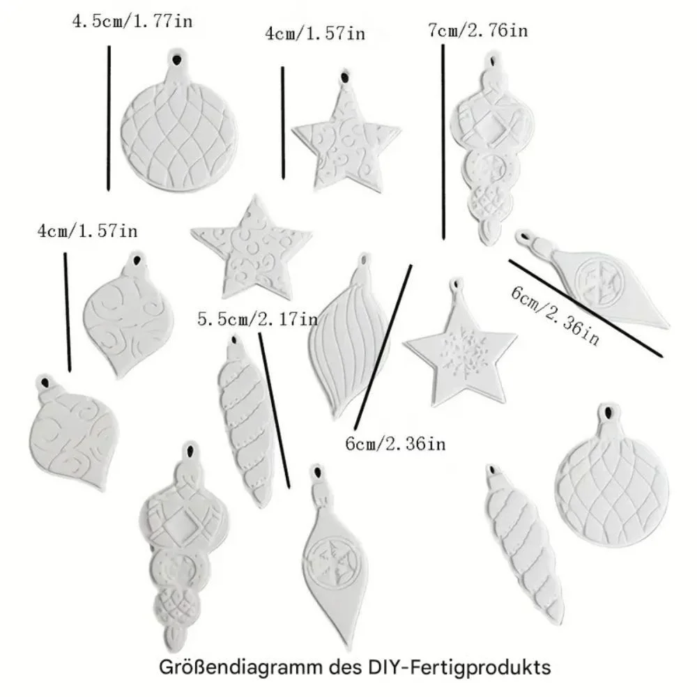 Silikon-Gießform Weihnachten